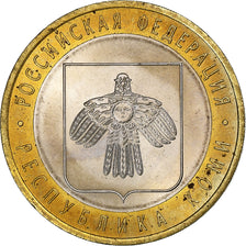Russia, 10 Roubles, 2009, St. Petersburg, Bi-Metallic, AU(55-58), KM:996