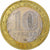 Rusia, 10 Roubles, 2009, Bimetálico, EBC, KM:988