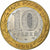 Rusia, 10 Roubles, 2002, St. Petersburg, Bimetálico, EBC, KM:749