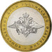 Russia, 10 Roubles, 2002, Moscow, Bi-Metallic, AU(55-58), KM:752