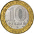 Russia, 10 Roubles, 2002, St. Petersburg, Bimetaliczny, AU(55-58), KM:753