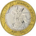 Russia, 10 Roubles, 2000, Moscow, Bimetaliczny, AU(55-58), KM:670