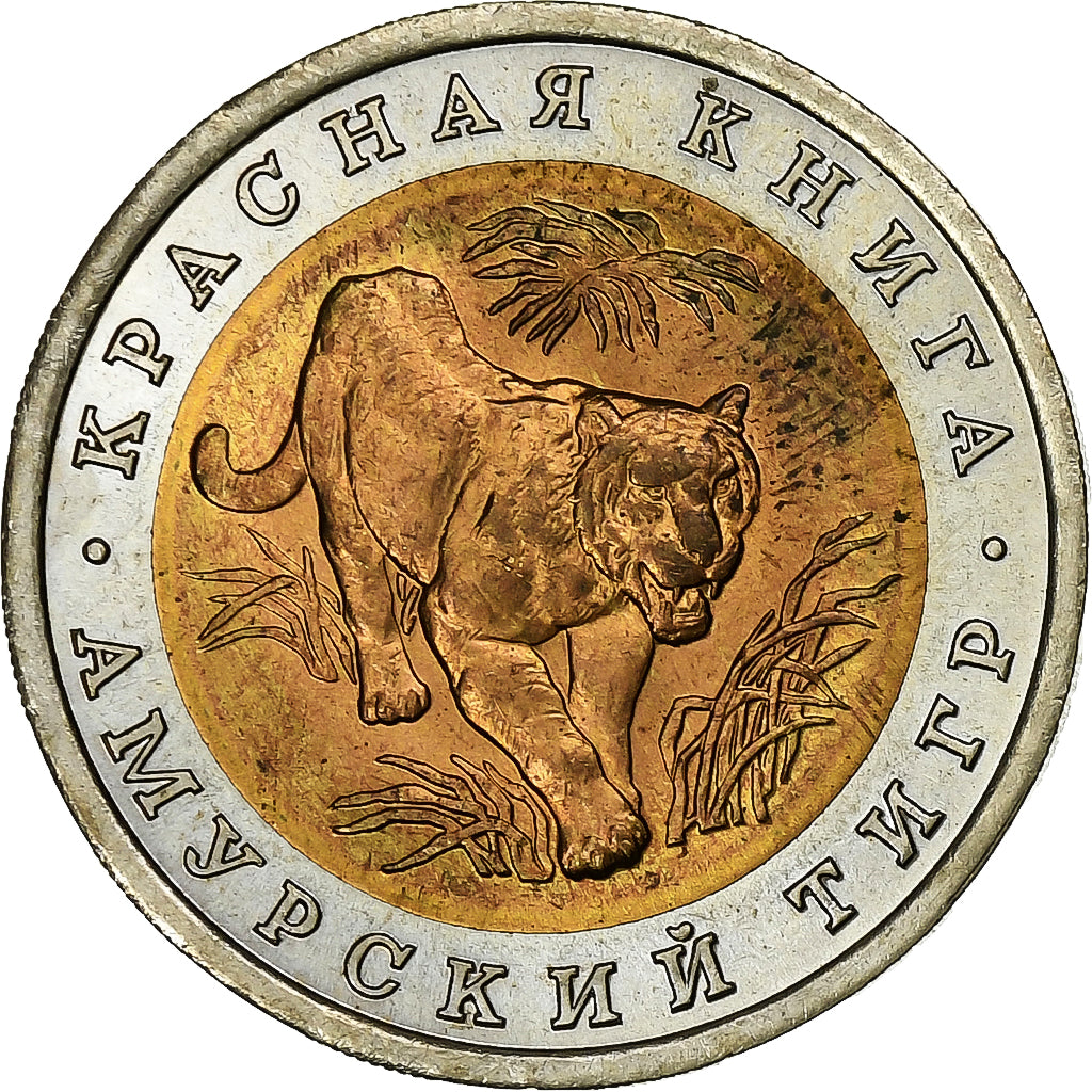 Russia, 10 Roubles, 1992, Saint Petersburg, Bi-Metallic, EF(40-45), KM:308
