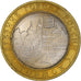 Rússia, 10 Roubles, 2006, St. Petersburg, Bimetálico, AU(55-58), KM:949