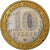 Rússia, 10 Roubles, 2008, Saint Petersburg, Bimetálico, AU(55-58), KM:991