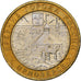 Russia, 10 Roubles, 2008, Saint Petersburg, Bimetaliczny, AU(55-58), KM:994