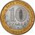 Rússia, 10 Roubles, 2003, Saint Petersburg, Bimetálico, AU(55-58)