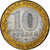 Rusia, 10 Roubles, 2002, St. Petersburg, Bimetálico, EBC, KM:740