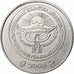 KYRGYZSTAN, 3 Som, 2008, Nickel plated steel, MS(63), KM:15