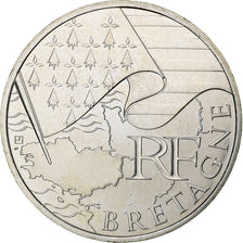 Francja, 10 Euro, Euros des régions, 2010, Paris, Srebro, MS(60-62), KM:1648
