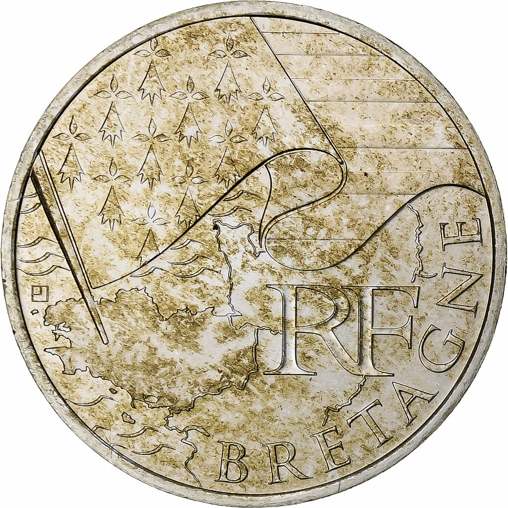 France, 10 Euro, Euros des régions, 2010, Paris, Argent, TTB+, KM:1648