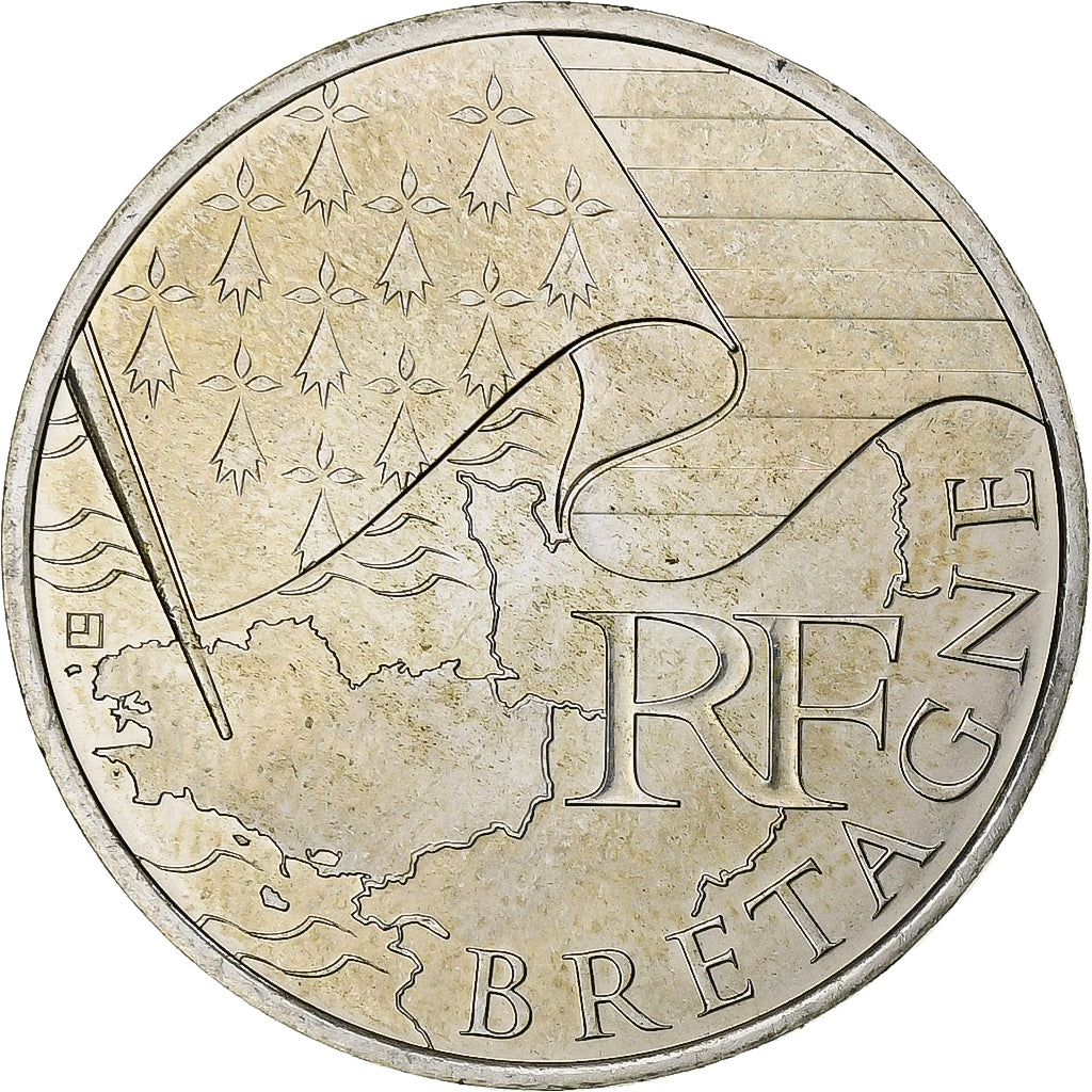 France, 10 Euro, Euros des régions, 2010, Paris, Argent, TTB+, KM:1648
