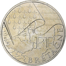 Francia, 10 Euro, Euros des régions, 2010, Paris, Argento, BB+, KM:1648