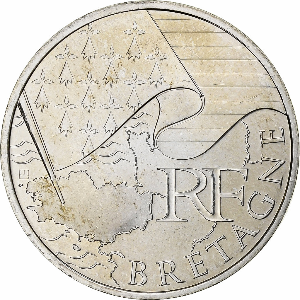 France, 10 Euro, Euros des régions, 2010, Paris, Argent, TTB+, KM:1648