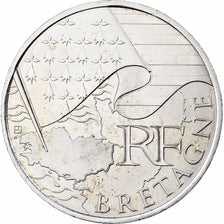 France, 10 Euro, Euros des régions, 2010, Paris, Argent, SUP, KM:1648