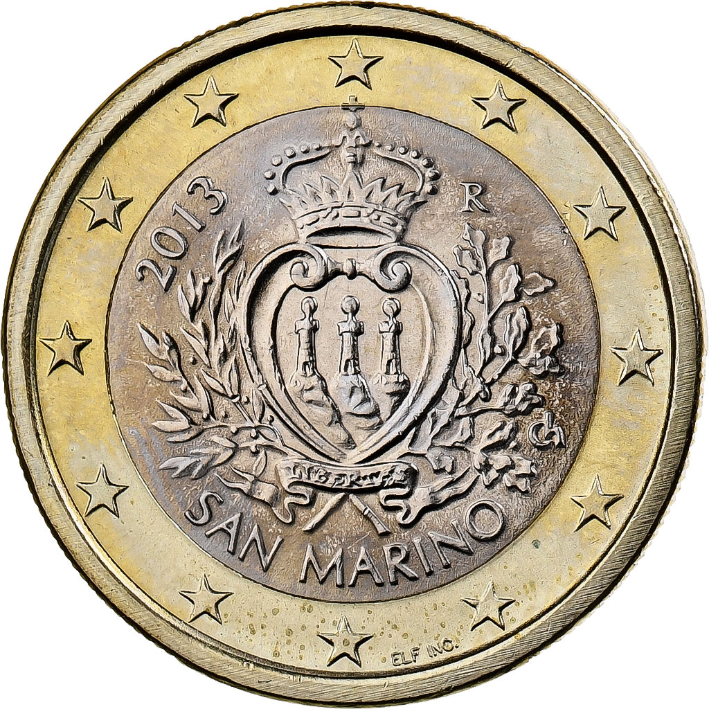 San Marino, Euro, 2013, Rome, Bi-Metallic, MS(60-62), KM:485