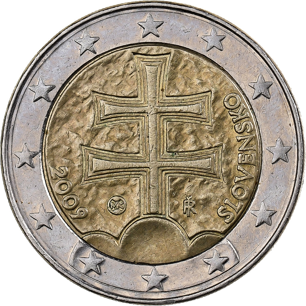 Slowakije, 2 Euro, 2009, Kremnica, Bi-Metallic, ZF+, KM:102