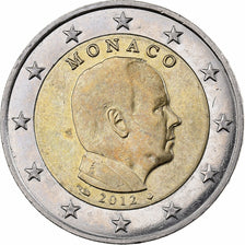 Monaco, Albert II, 2 Euro, 2012, Paris, Bi-Metallic, AU(50-53), KM:195