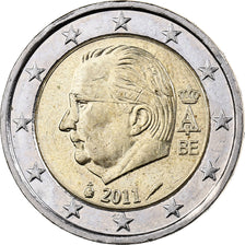Belgium, Albert II, 2 Euro, 2011, Brussels, Bi-Metallic, AU(50-53), KM:281