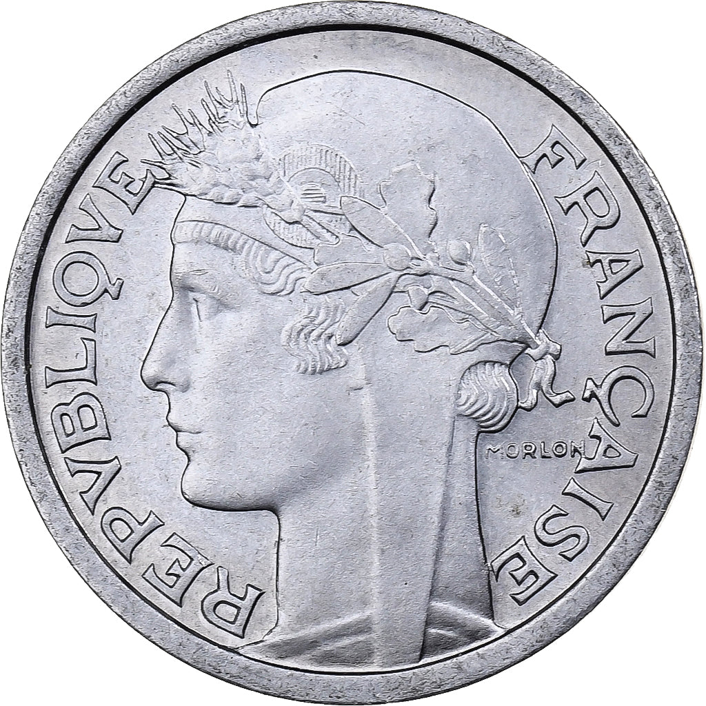 France, Franc, Morlon, 1958, Beaumont - Le Roger, Aluminum, AU(55-58)