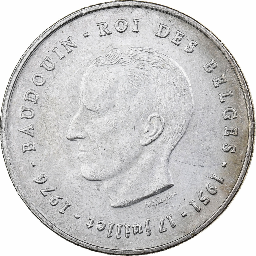Belgium, 250 Francs, 250 Frank, 1976, Silver, EF(40-45), KM:157.1