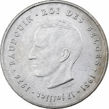 Belgium, 250 Francs, 250 Frank, 1976, Silver, EF(40-45), KM:157.1