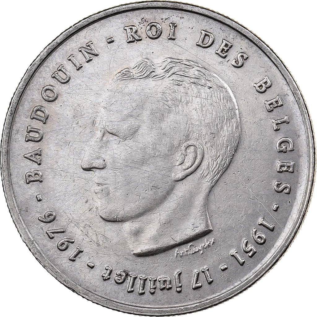 Belgium, 250 Francs, 250 Frank, 1976, Silver, EF(40-45), KM:157.1