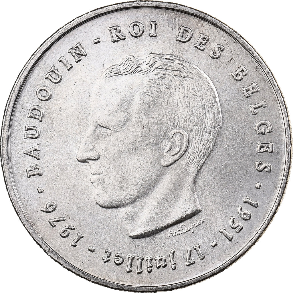 Belgium, 250 Francs, 250 Frank, 1976, Silver, AU(50-53), KM:157.1