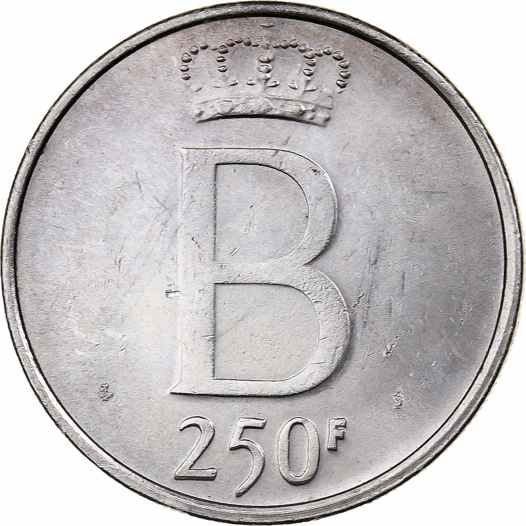 Belgium, 250 Francs, 250 Frank, 1976, Silver, AU(50-53), KM:157.1
