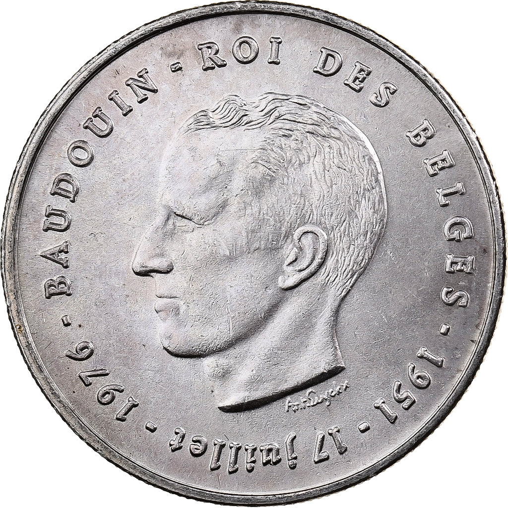 Belgique, 250 Francs, 250 Frank, 1976, Argent, TTB+, KM:157.1
