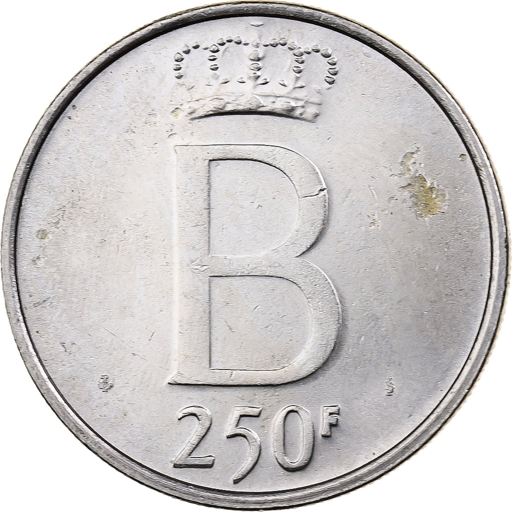 Belgique, 250 Francs, 250 Frank, 1976, Argent, TTB+, KM:157.1