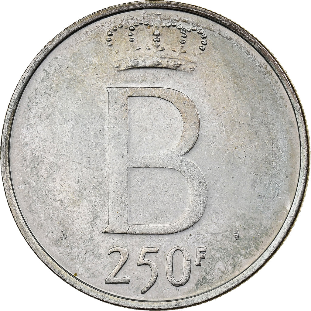Belgique, 250 Francs, 250 Frank, 1976, Argent, TTB+, KM:157.1