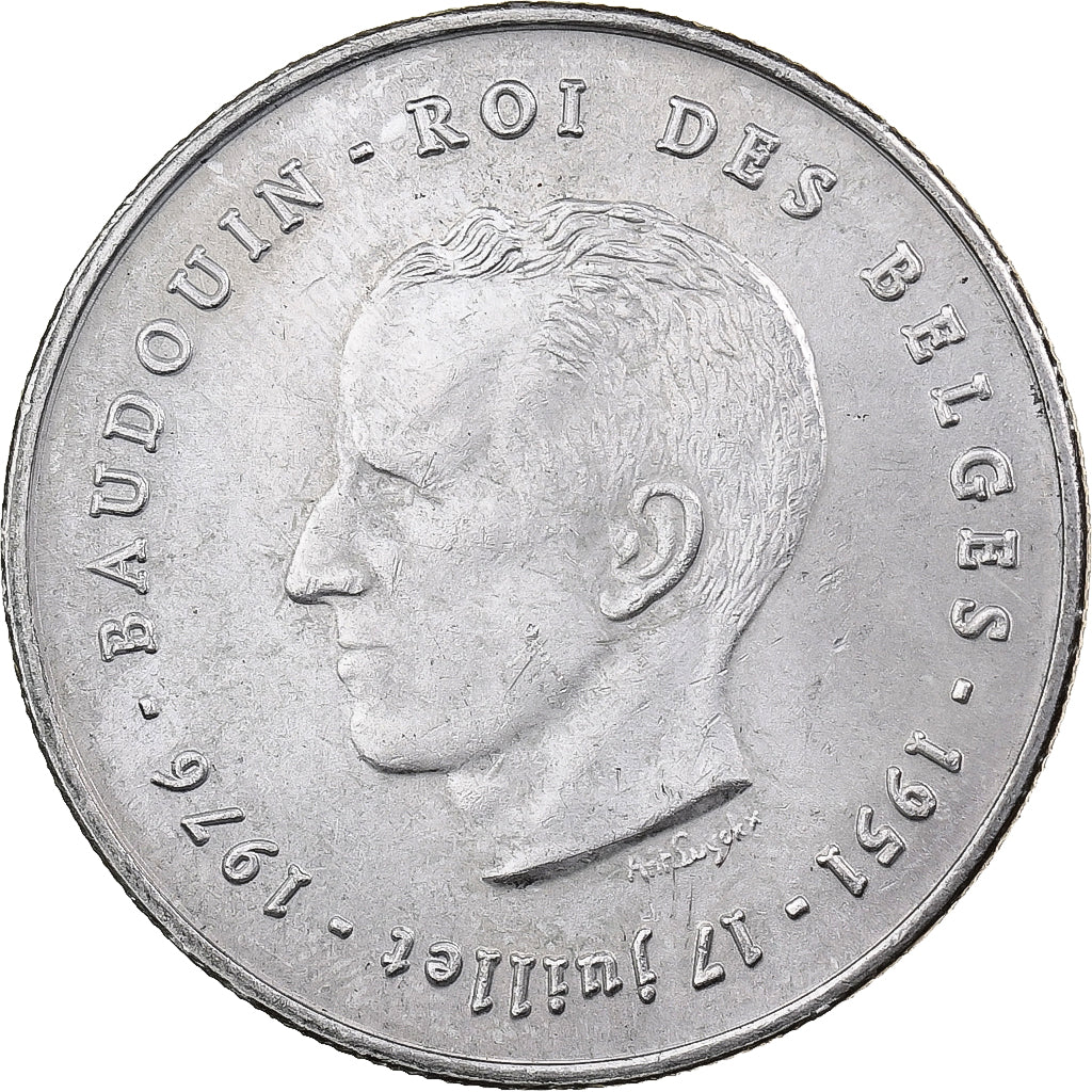 Belgium, 250 Francs, 250 Frank, 1976, Silver, EF(40-45), KM:157.1
