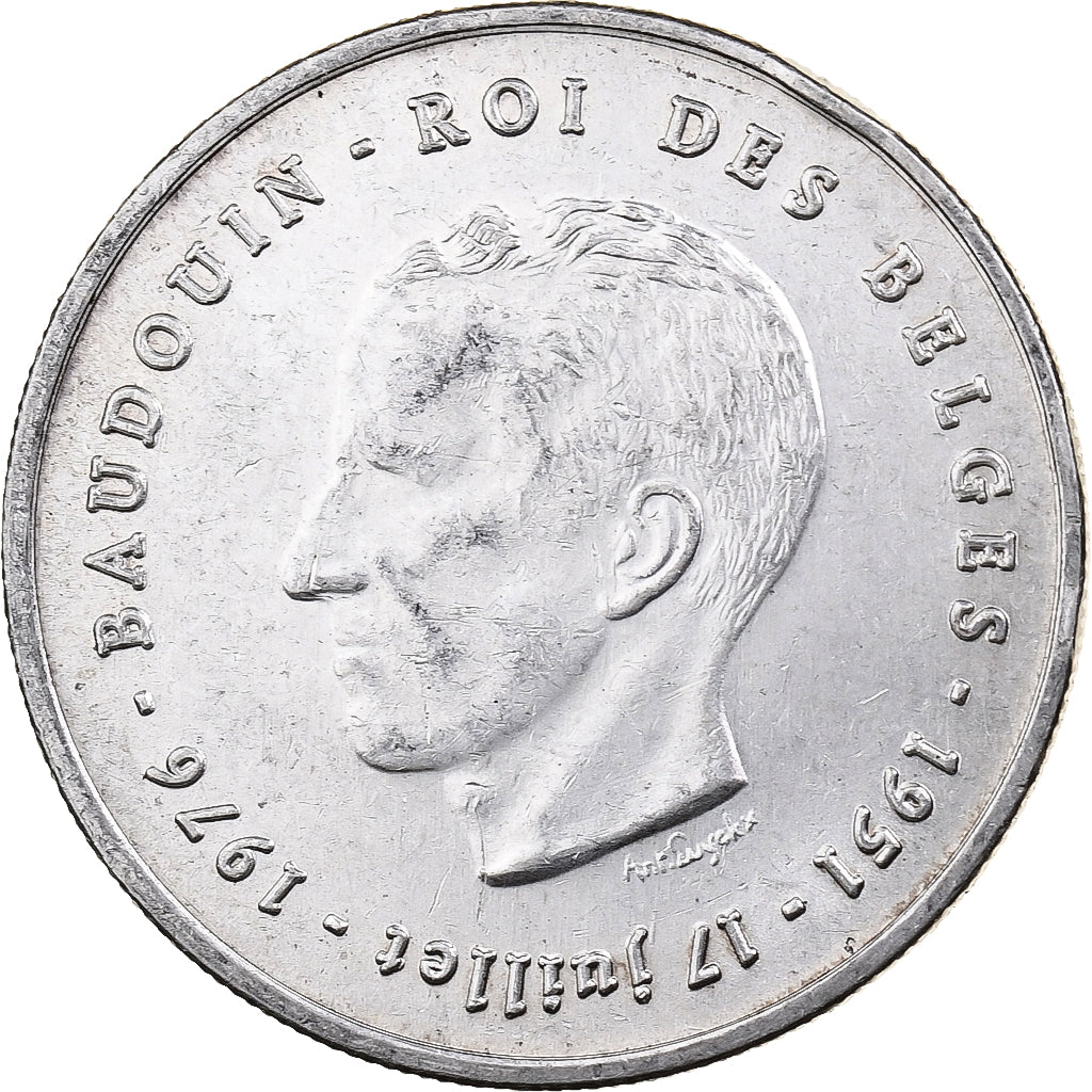 Belgium, 250 Francs, 250 Frank, 1976, Silver, AU(50-53), KM:157.1