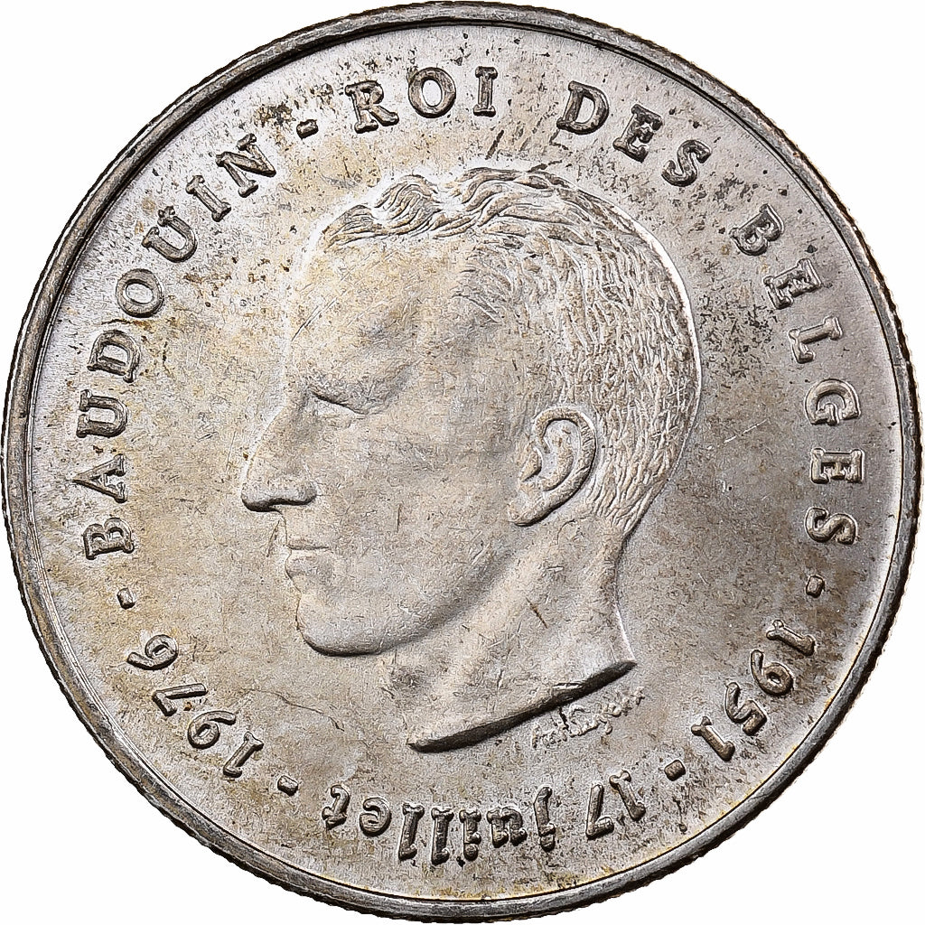 Belgium, 250 Francs, 250 Frank, 1976, Silver, AU(50-53), KM:157.1