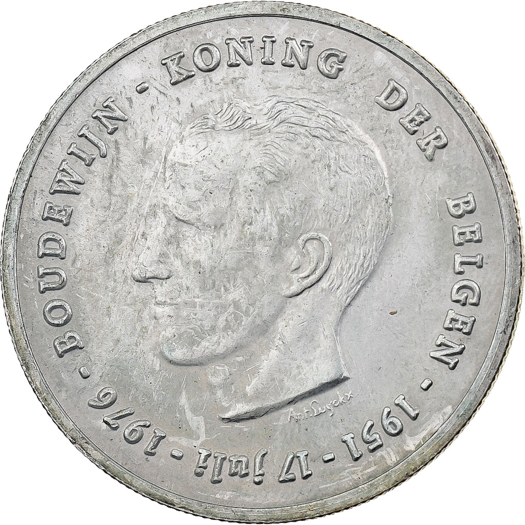 Belgium, 250 Francs, 250 Frank, 1976, Brussels, Silver, EF(40-45), KM:158.1