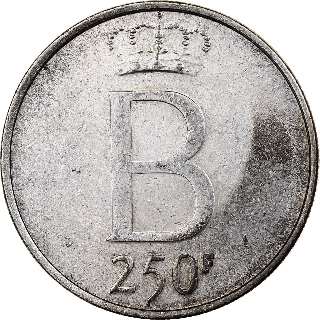 Belgique, 250 Francs, 250 Frank, 1976, Bruxelles, Argent, TTB, KM:158.1