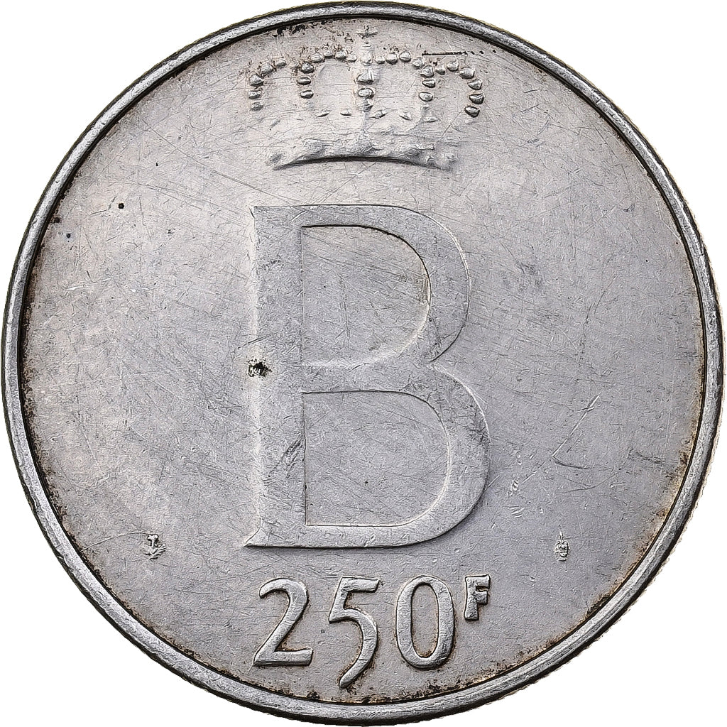 Belgique, 250 Francs, 250 Frank, 1976, Bruxelles, Argent, TTB+, KM:158.1