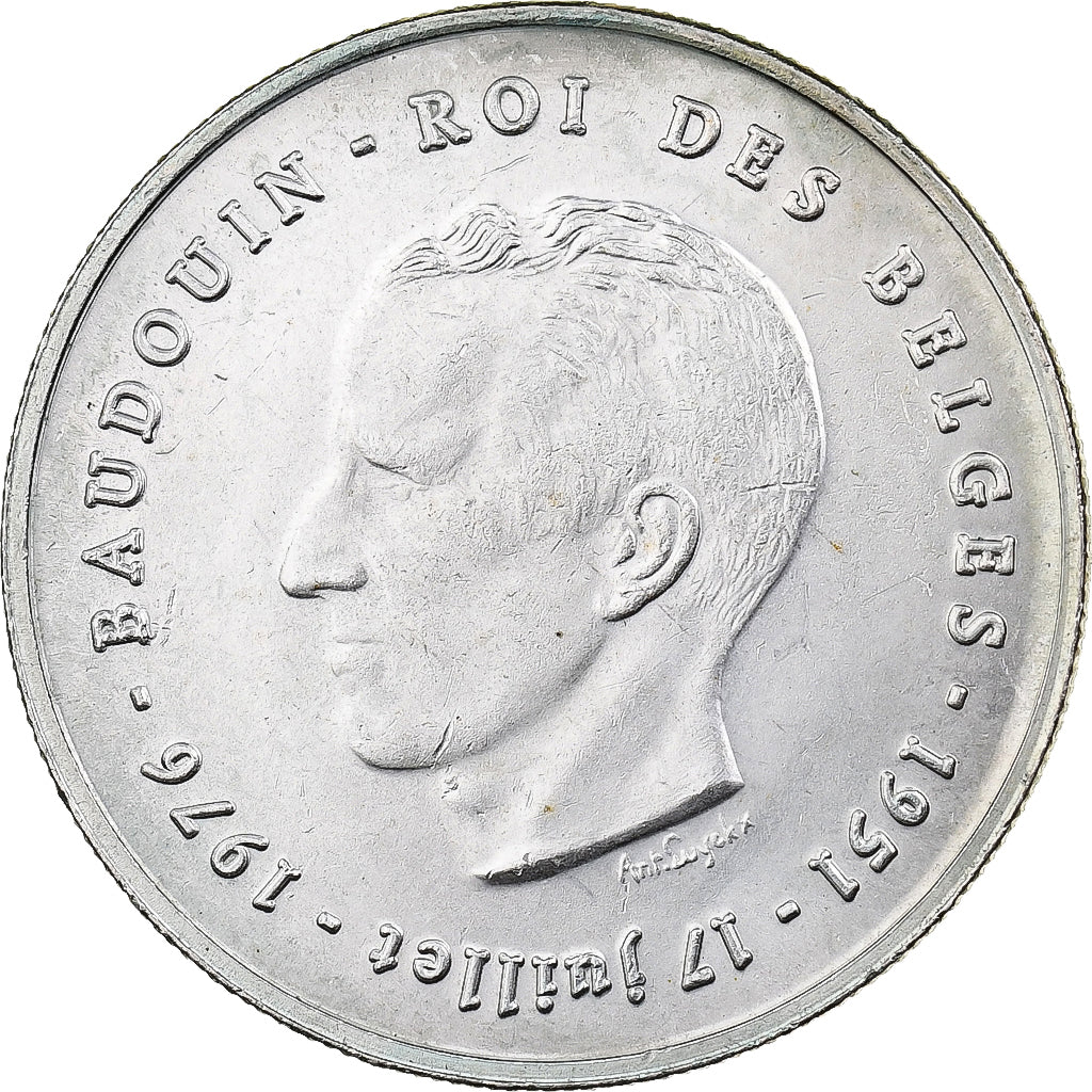Belgio, 250 Francs, 250 Frank, 1976, Argento, BB+, KM:157.1