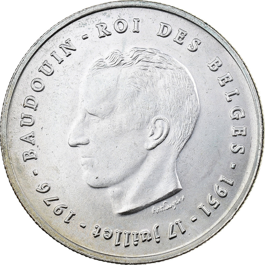 Belgique, 250 Francs, 250 Frank, 1976, Argent, TTB+, KM:157.1