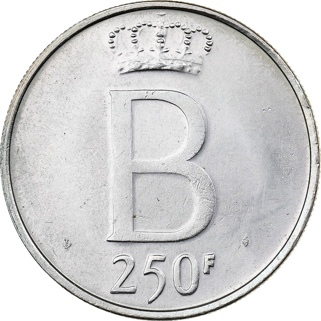 Belgique, 250 Francs, 250 Frank, 1976, Argent, TTB+, KM:157.1
