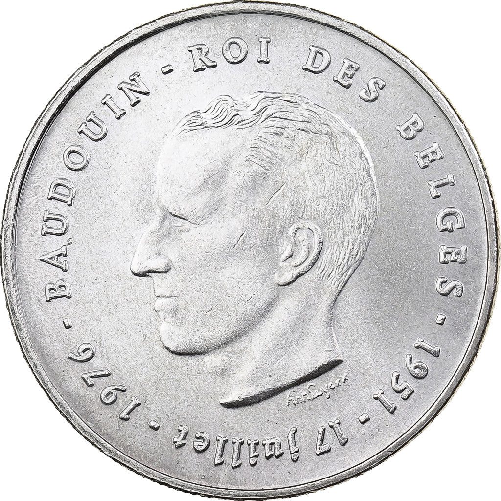 Belgium, 250 Francs, 250 Frank, 1976, Silver, AU(50-53), KM:157.1