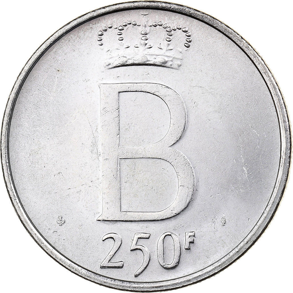 Belgium, 250 Francs, 250 Frank, 1976, Silver, AU(50-53), KM:157.1