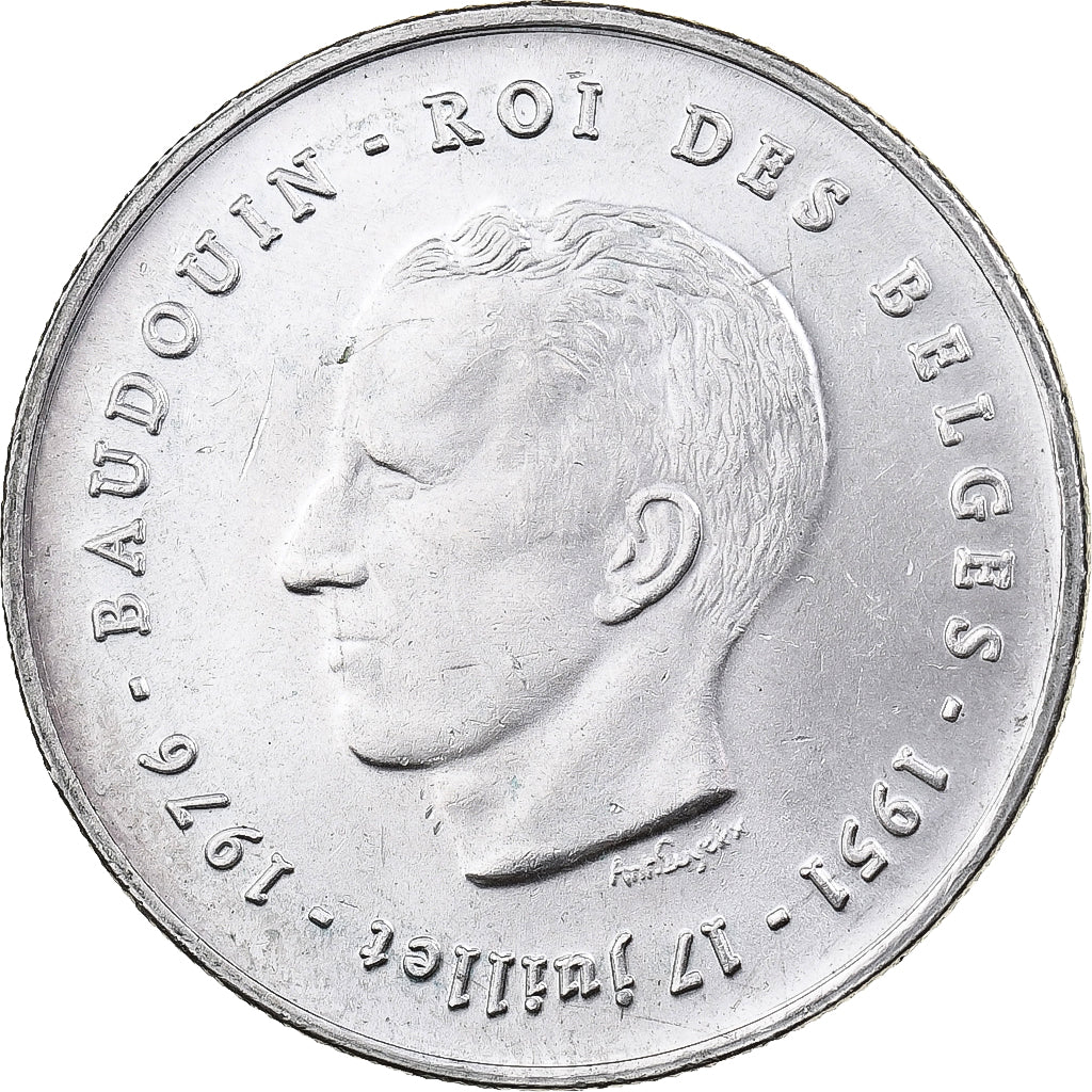 Belgium, 250 Francs, 250 Frank, 1976, Silver, AU(50-53), KM:157.1