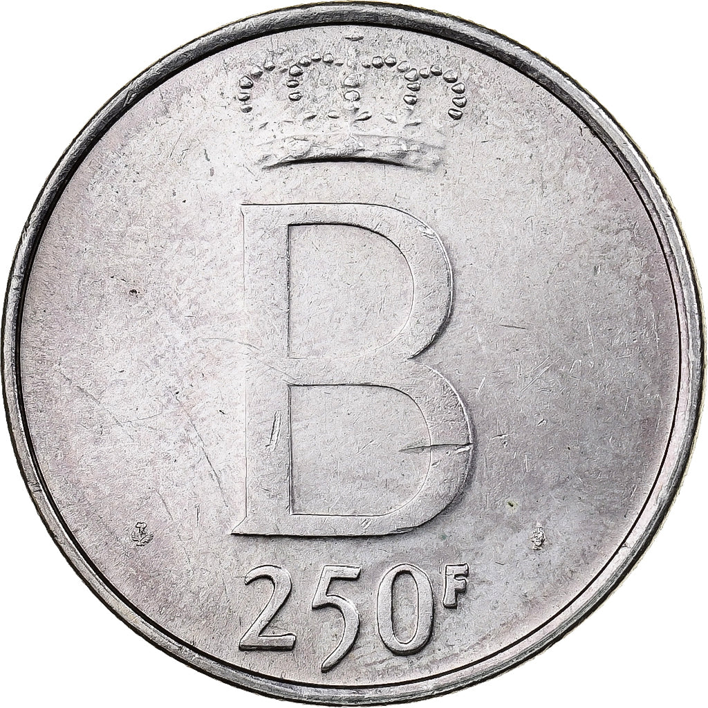 Belgium, 250 Francs, 250 Frank, 1976, Silver, AU(50-53), KM:157.1