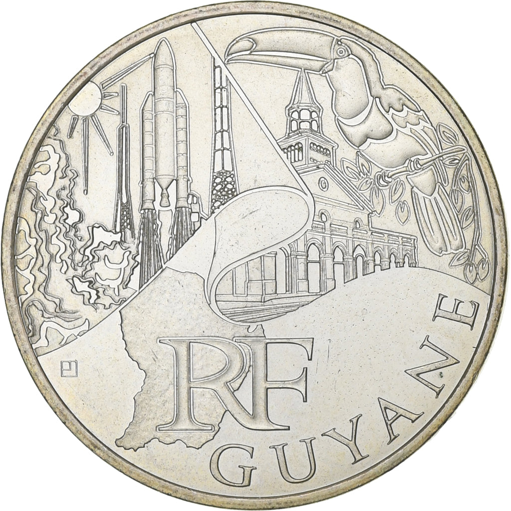 France, 10 Euro, Euros des régions, 2011, Silver, AU(55-58)