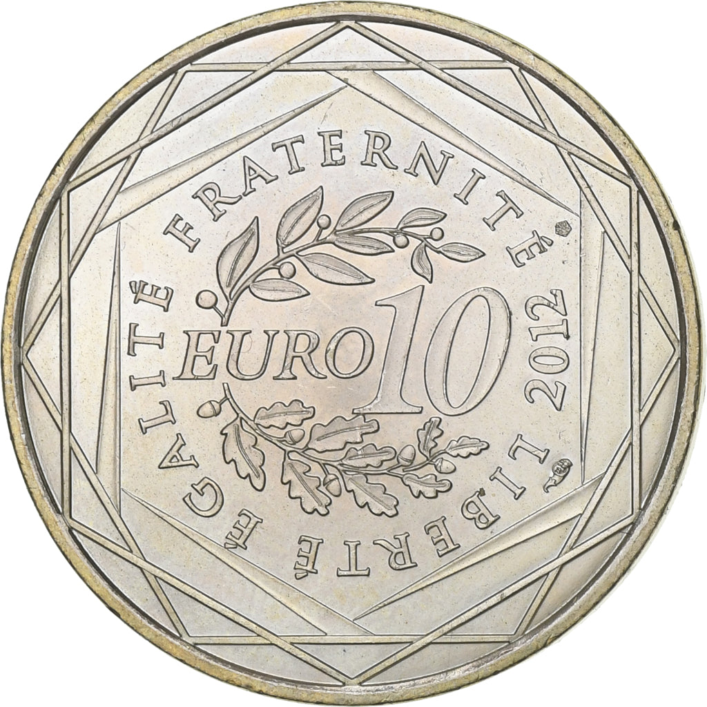 Frankreich, 10 Euro, 2012, Paris, Silber, VZ, KM:1872