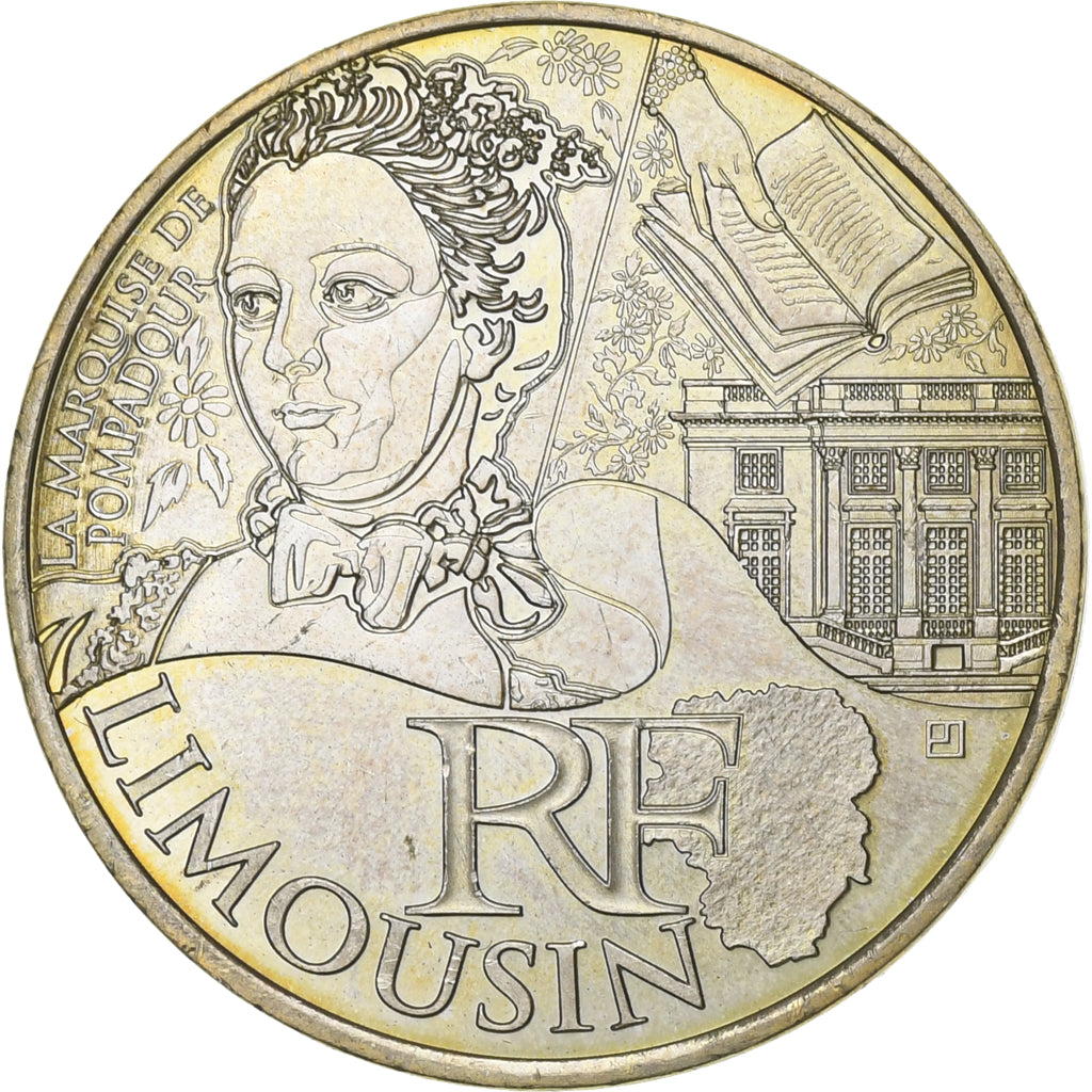 França, 10 Euro, Euros des régions, 2012, Paris, Prata, AU(55-58), KM:1742