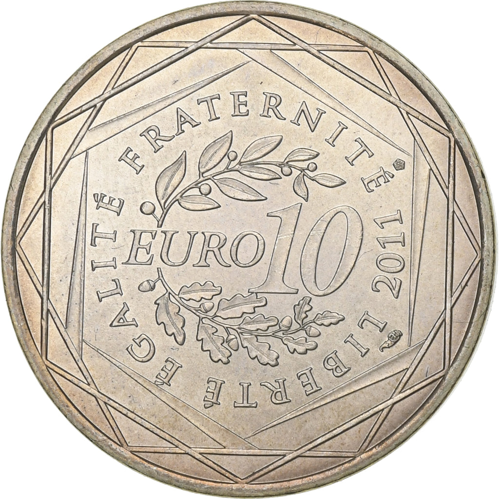 Frankreich, 10 Euro, 2011, Paris, Silber, VZ, KM:1749
