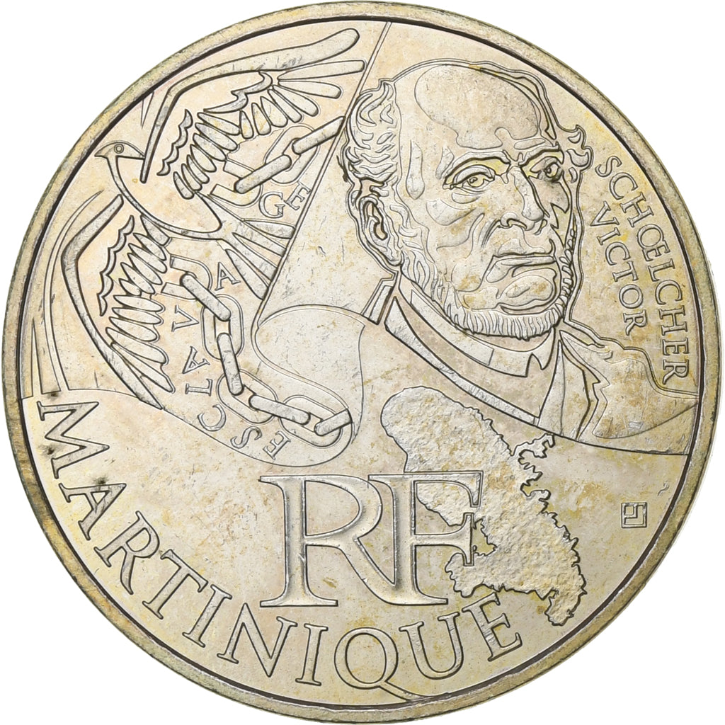 Frankreich, 10 Euro, Martinique, 2012, Paris, Silber, VZ, KM:1879